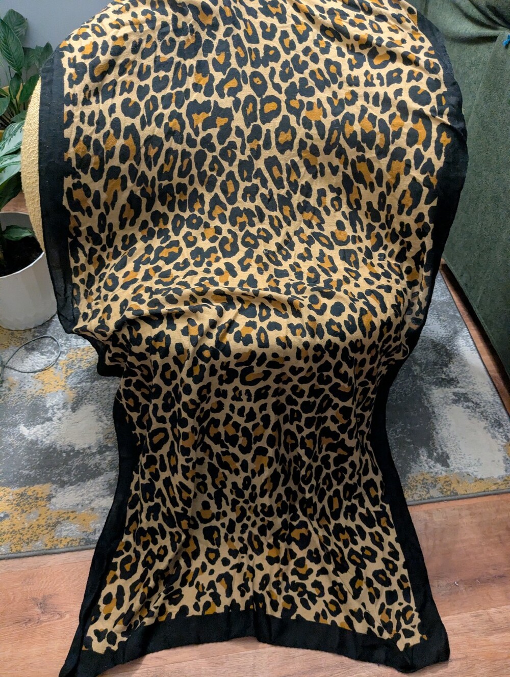 Bindya Leopard Print Wrap Scarf Shawl Throw 68 x 32